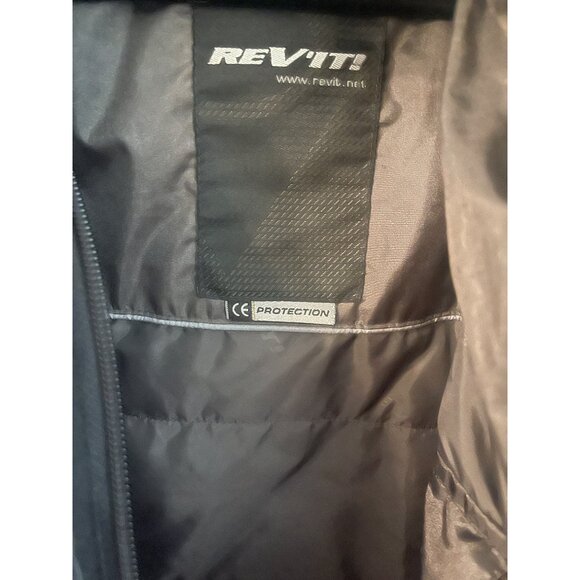 REV’IT Women’s Motorcycle Jacket Black Grey Sz 34 - Picture 8 of 12